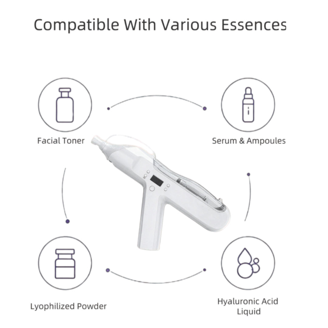 Cordless Skin Infusion Beauty Gun | Portable Salon Home Skincare Device