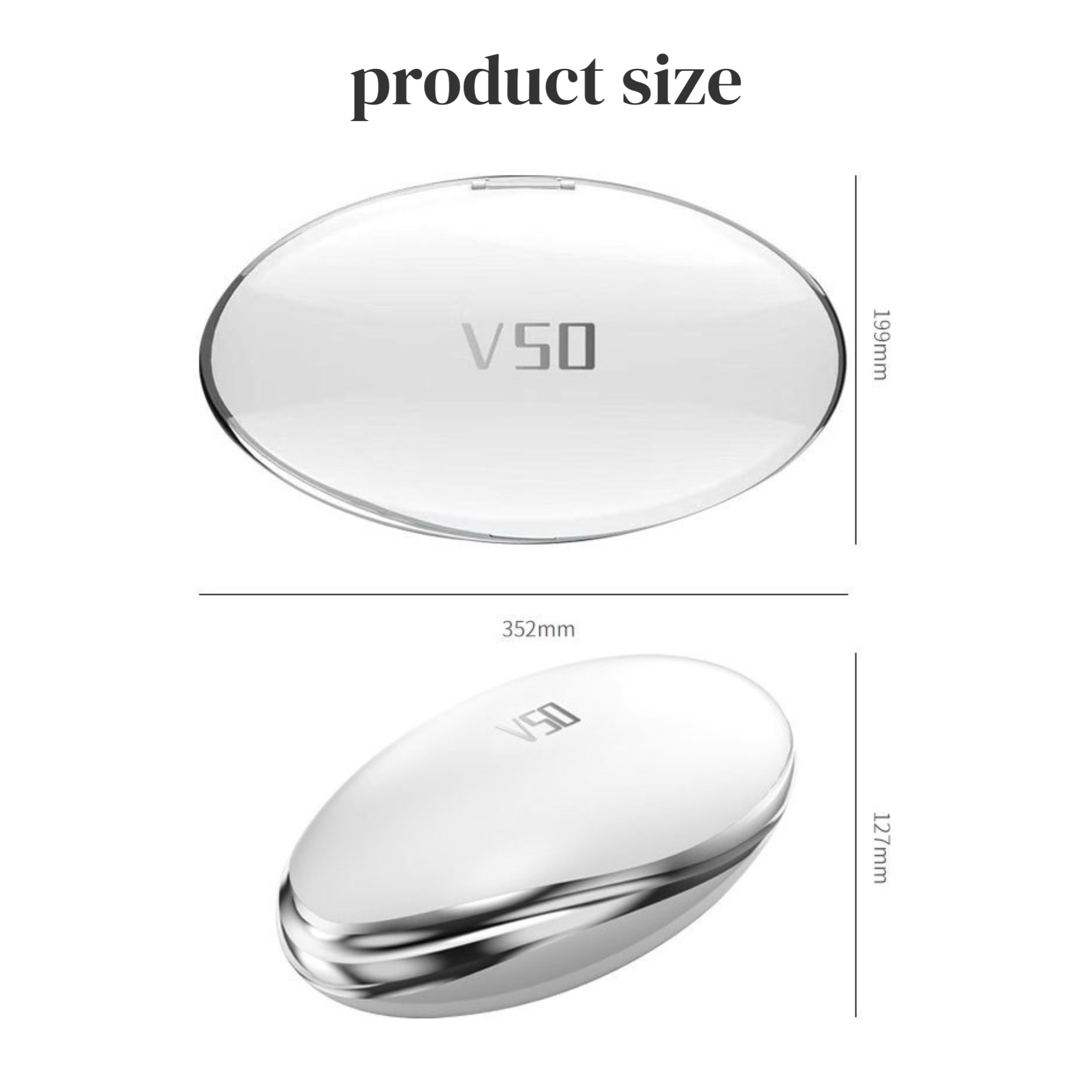 V50 Collagen Hydrating Beauty Device Dual Handle Skin Care Tool for Home Use