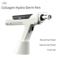 VIME Collagen Hydro Derm Pen – Professional Nano MTS Microneedling Device with 3 Interchangeable Heads (Round, Square, 9-Pin)