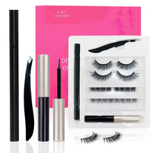 Load image into Gallery viewer, Magnetic Lashes with Eyeliner, False DIY Lashes with Applicator and Glue Gel
